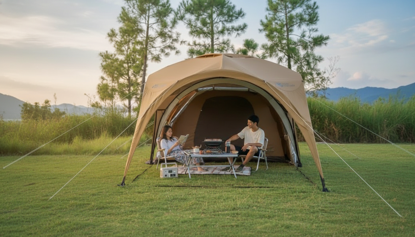 Waterproof Sunshade Canopy Tent: Camping to Glamping