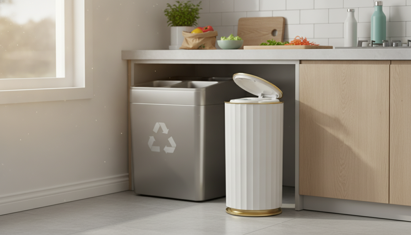 Touchless Sensor Trash Can: Eco-Friendly Electric Bin