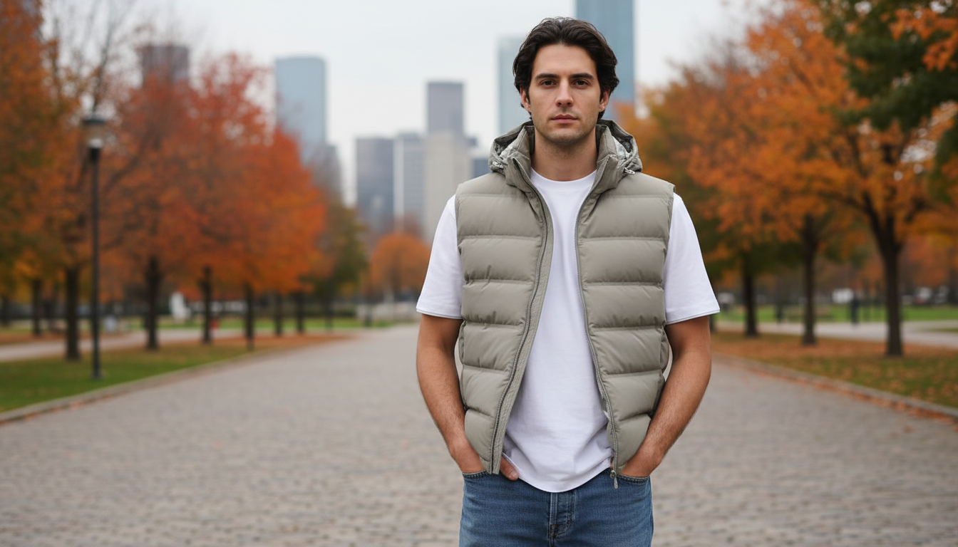Brunello Cucinelli Quilted Down Vest: Adjustable Hood