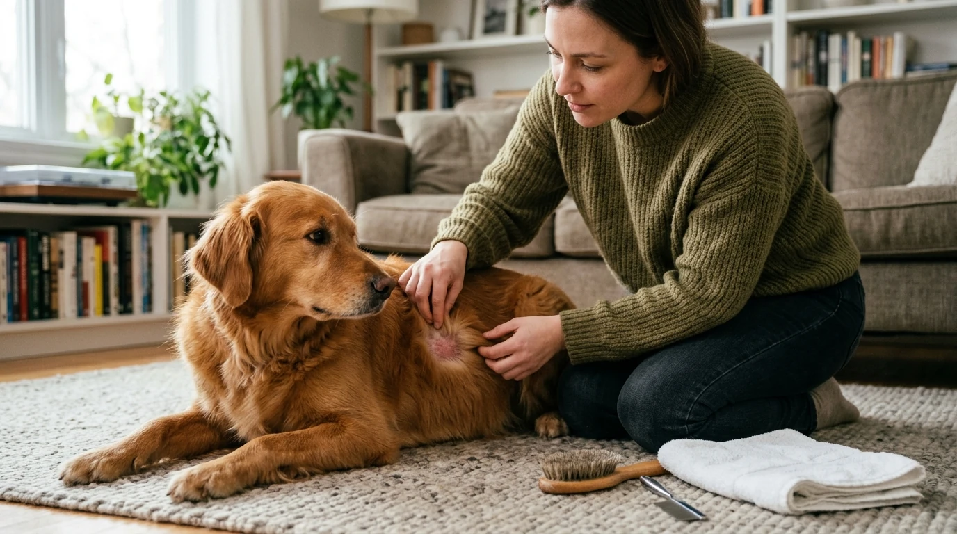 Dog Losing Fur in Patches: Causes, Checks & Vet Signs