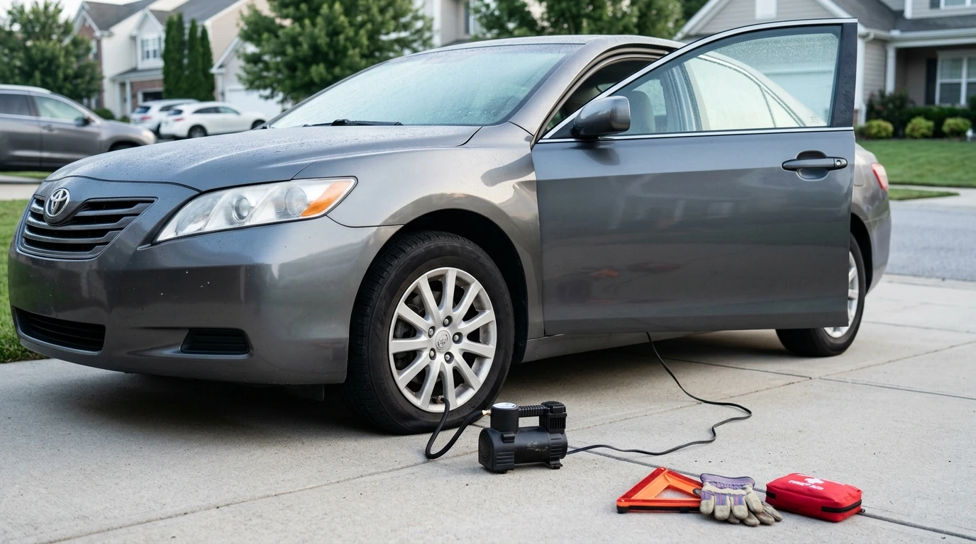 V Portable Car Air Compressor: Fast 12V Tire Top-Ups
